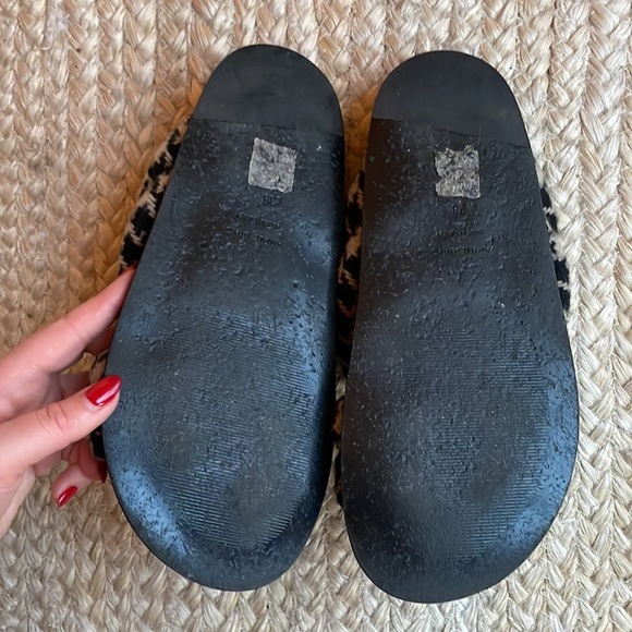 Anine Bing Lizzie Houndstooth Slides - Picture 9 of 9